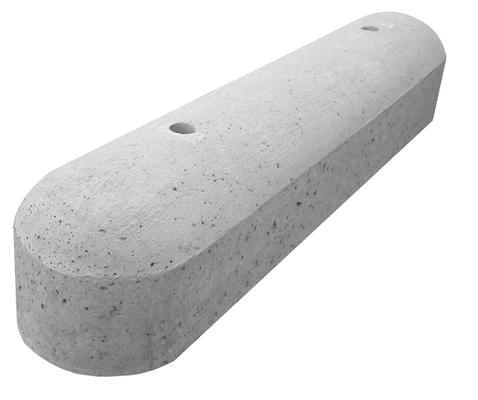BUTOIR BETON 100X20X20 AVEC TROUS
